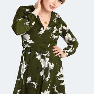 Voodoo Vixen Molly Floral Wrap Dress